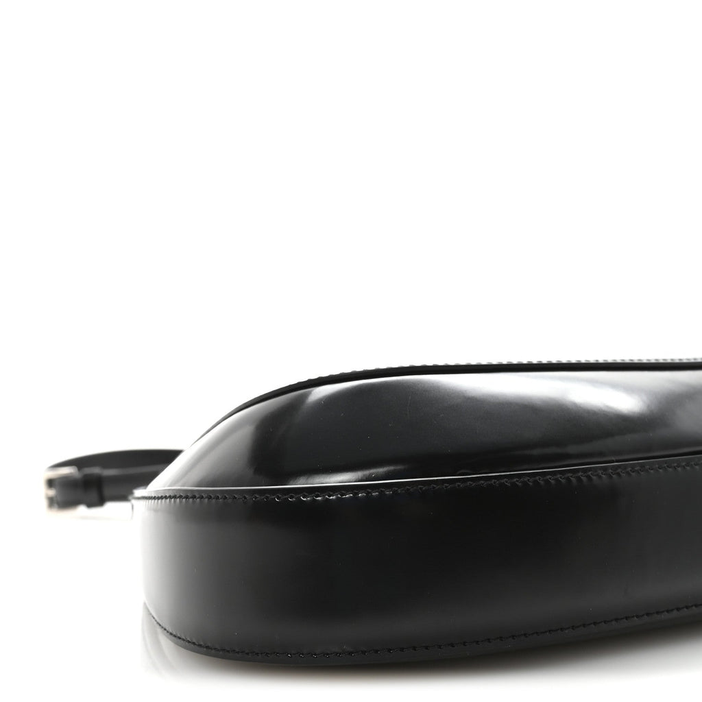 Spazzolato Cleo Adjustable Strap Shoulder Bag  Black