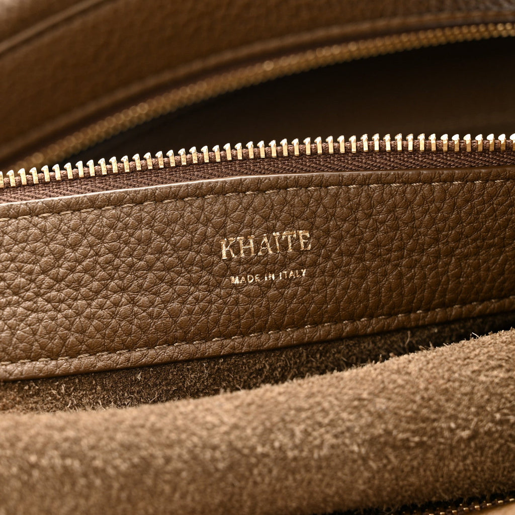 Pebbled Calfskin Augustina Hobo Hazelnut