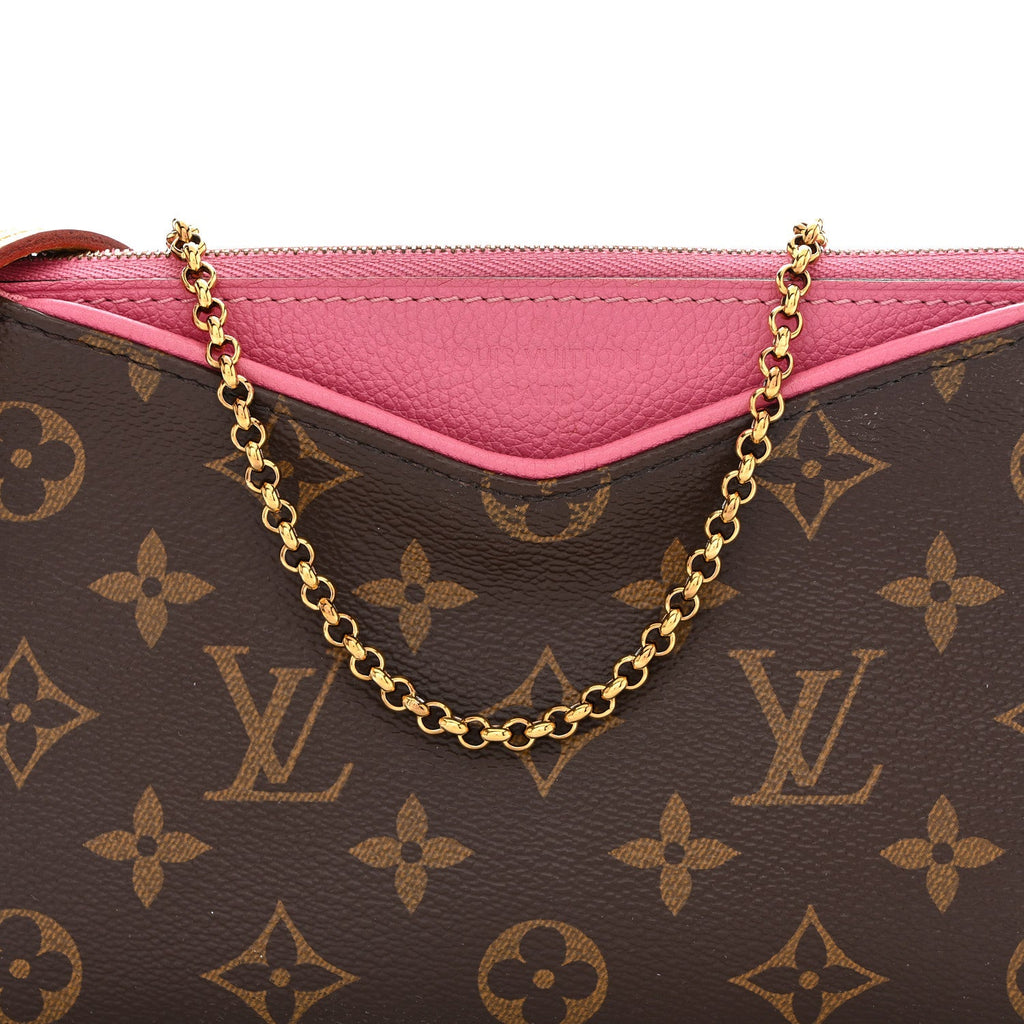 Monogram Pallas Clutch Rose Fizzy