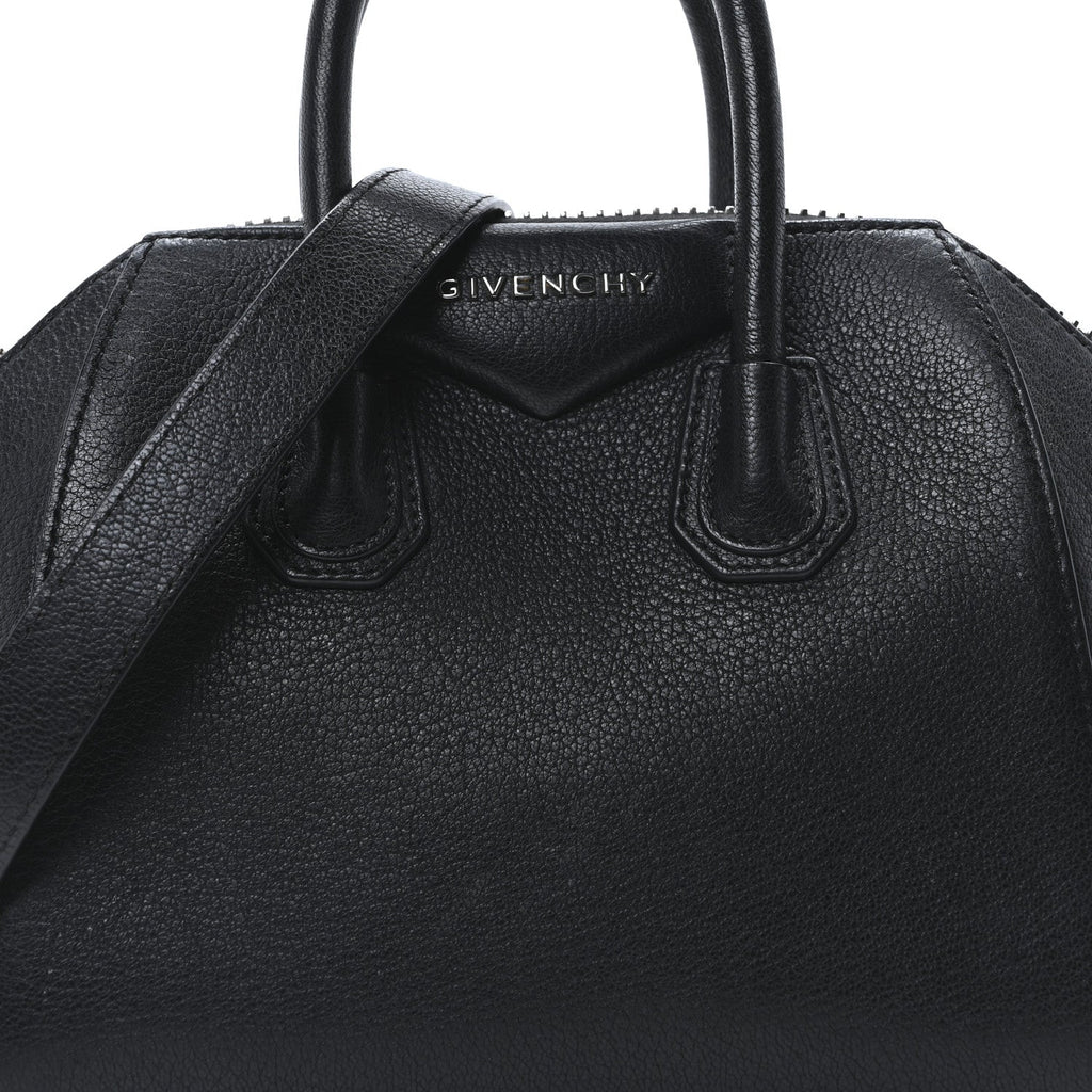 Sugar Goatskin Mini Antigona Black
