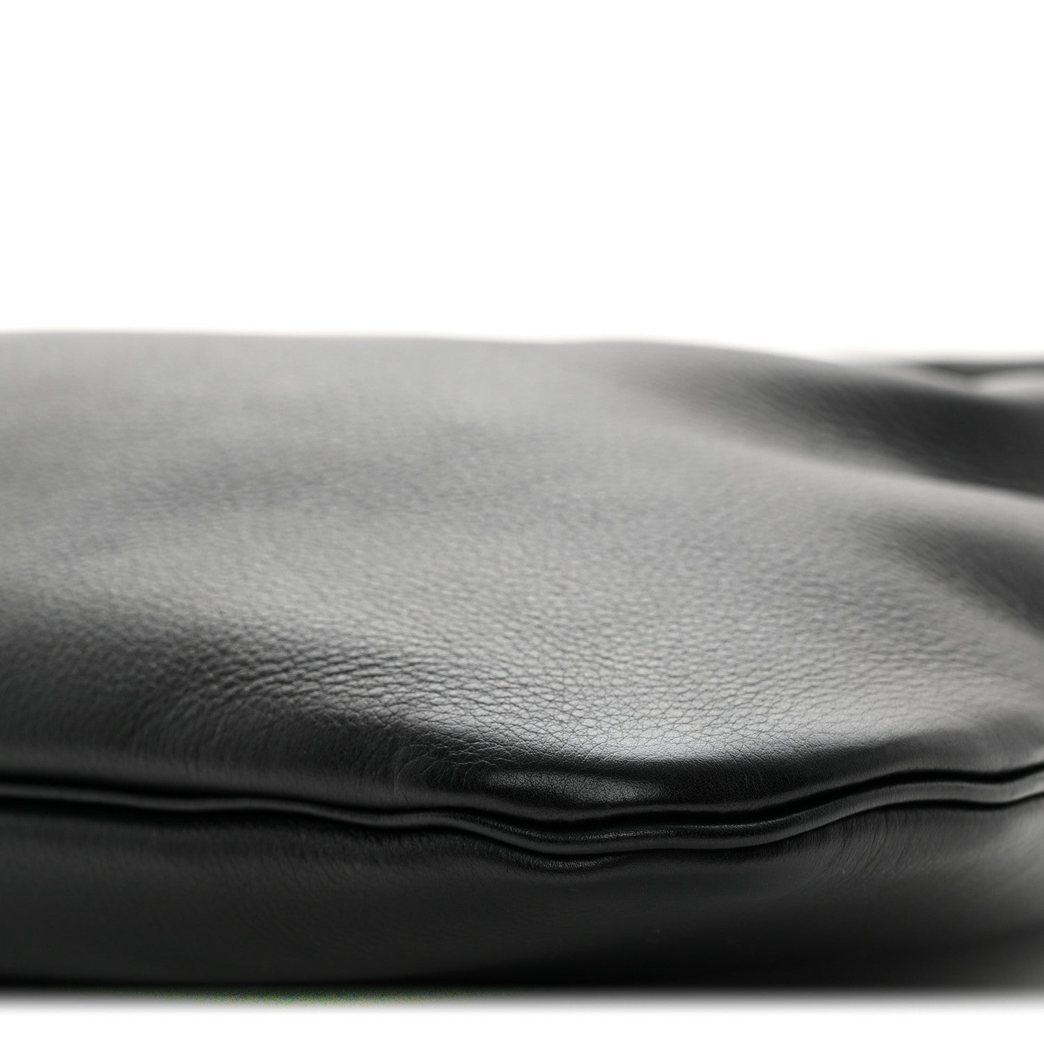 Grained Calfskin Small Everyday Shoulder Bag Black