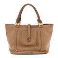 Calfskin Large New Marcie Tote Nut