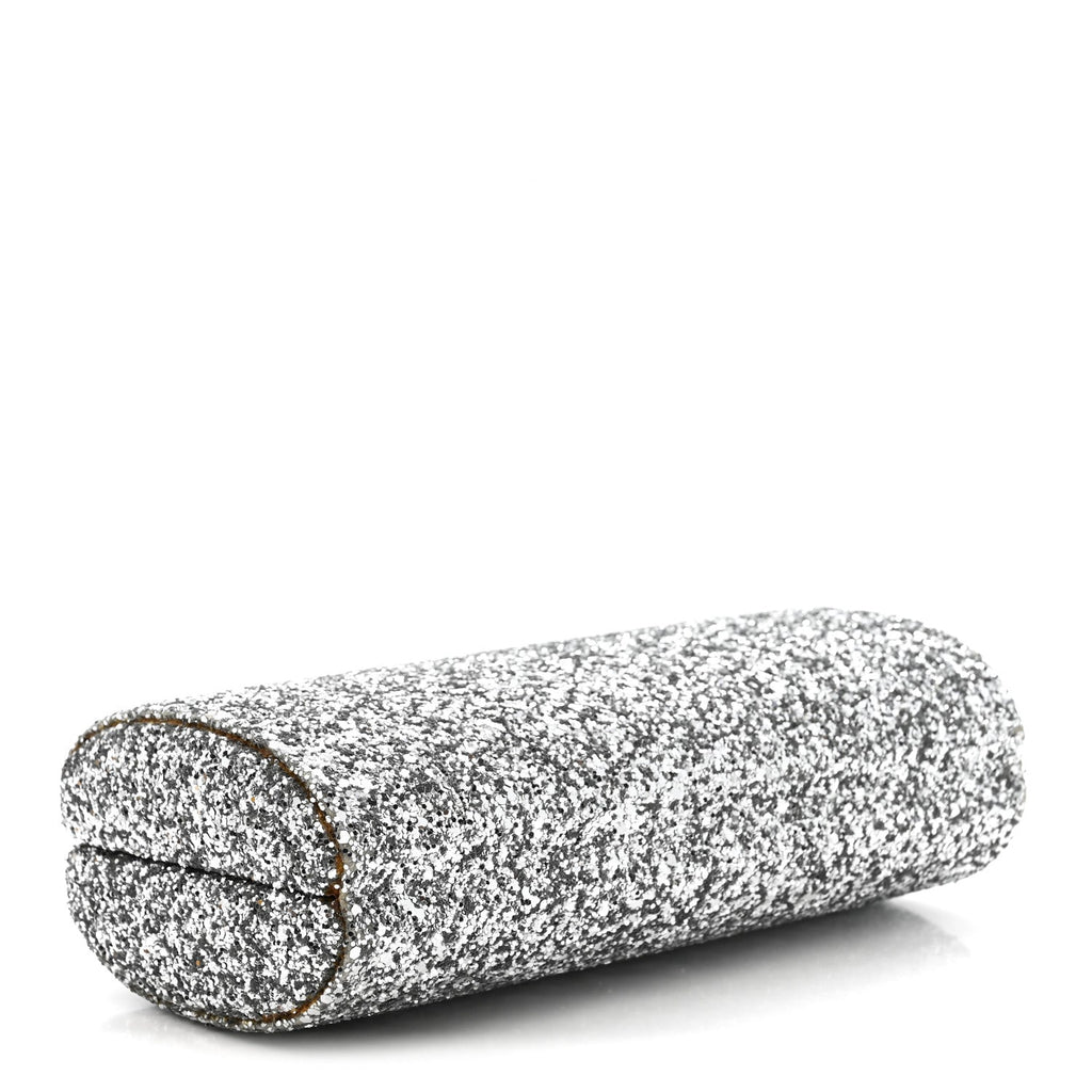 Glitter Celeste Clutch Silver