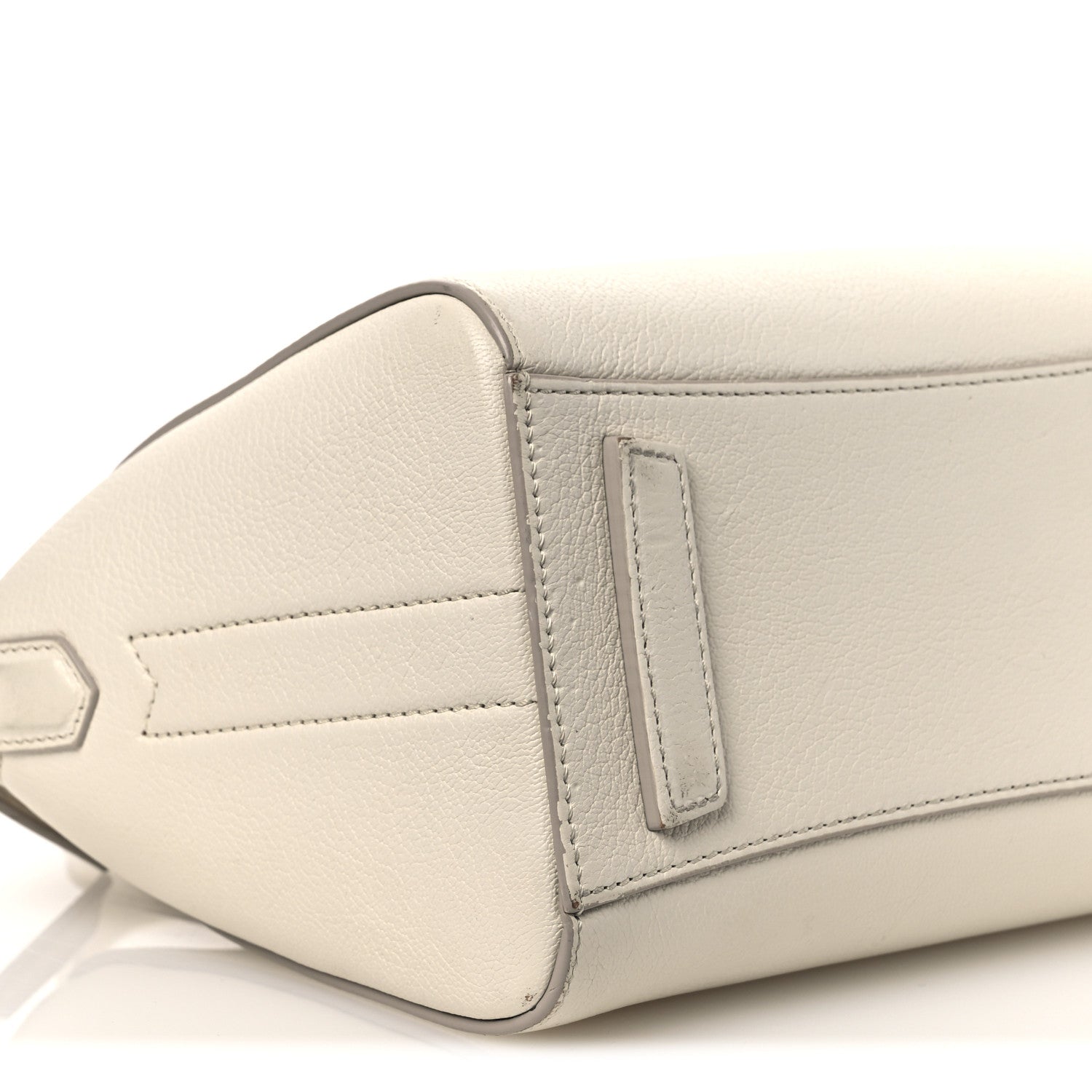 Sugar Goatskin Mini Antigona Off White
