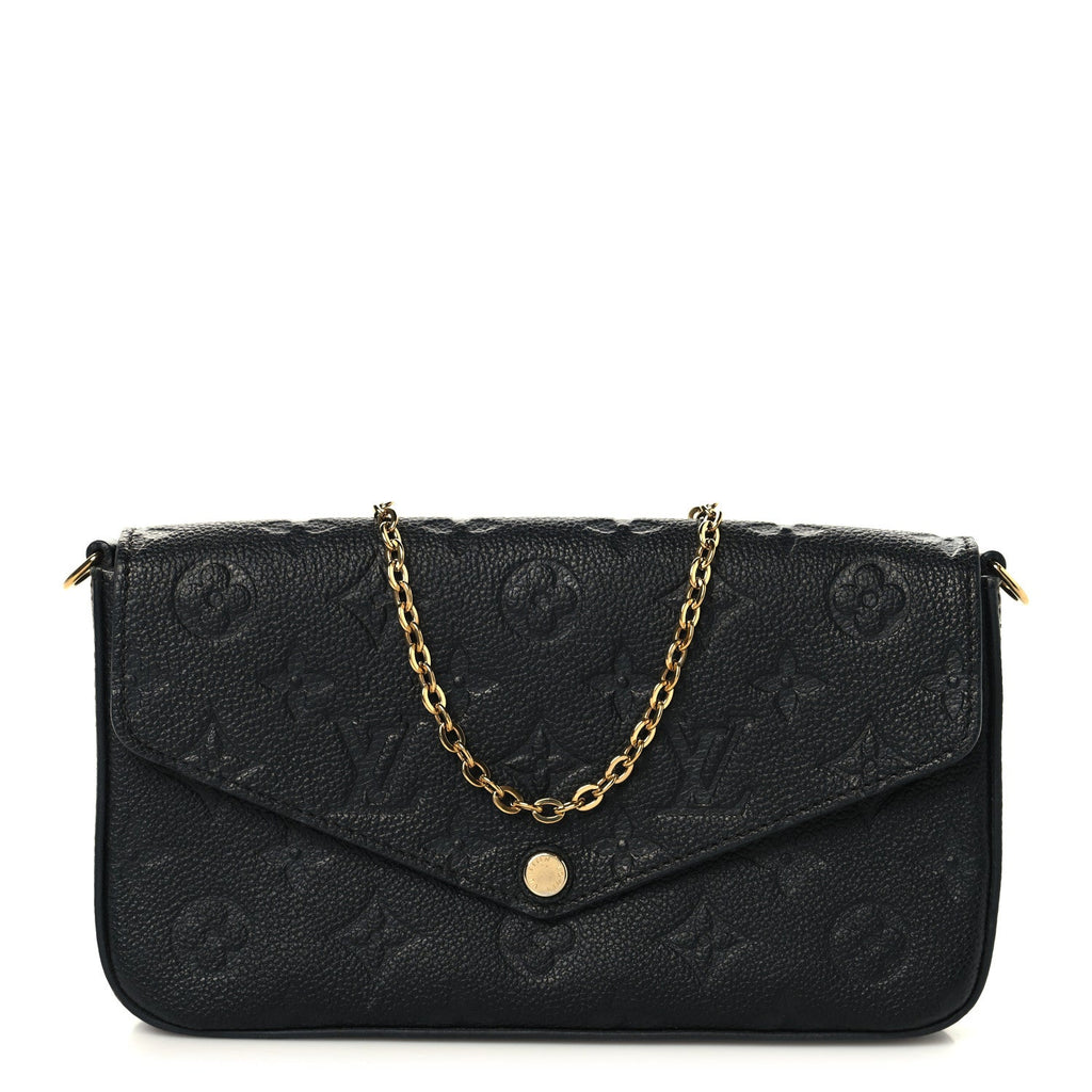 Empreinte Pochette Felicie Chain Wallet Black