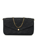 Empreinte Pochette Felicie Chain Wallet Black