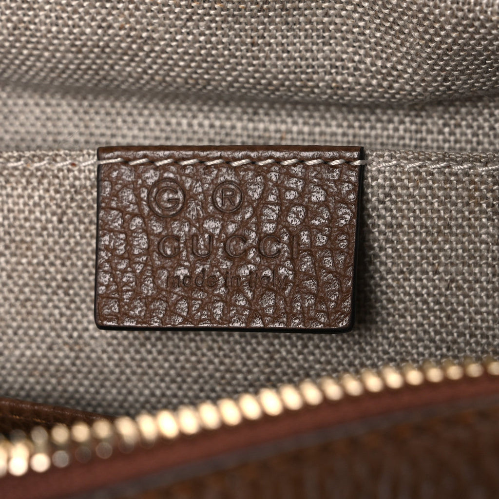 Monogram Mini Bree Messenger Bag Beige Tabacco