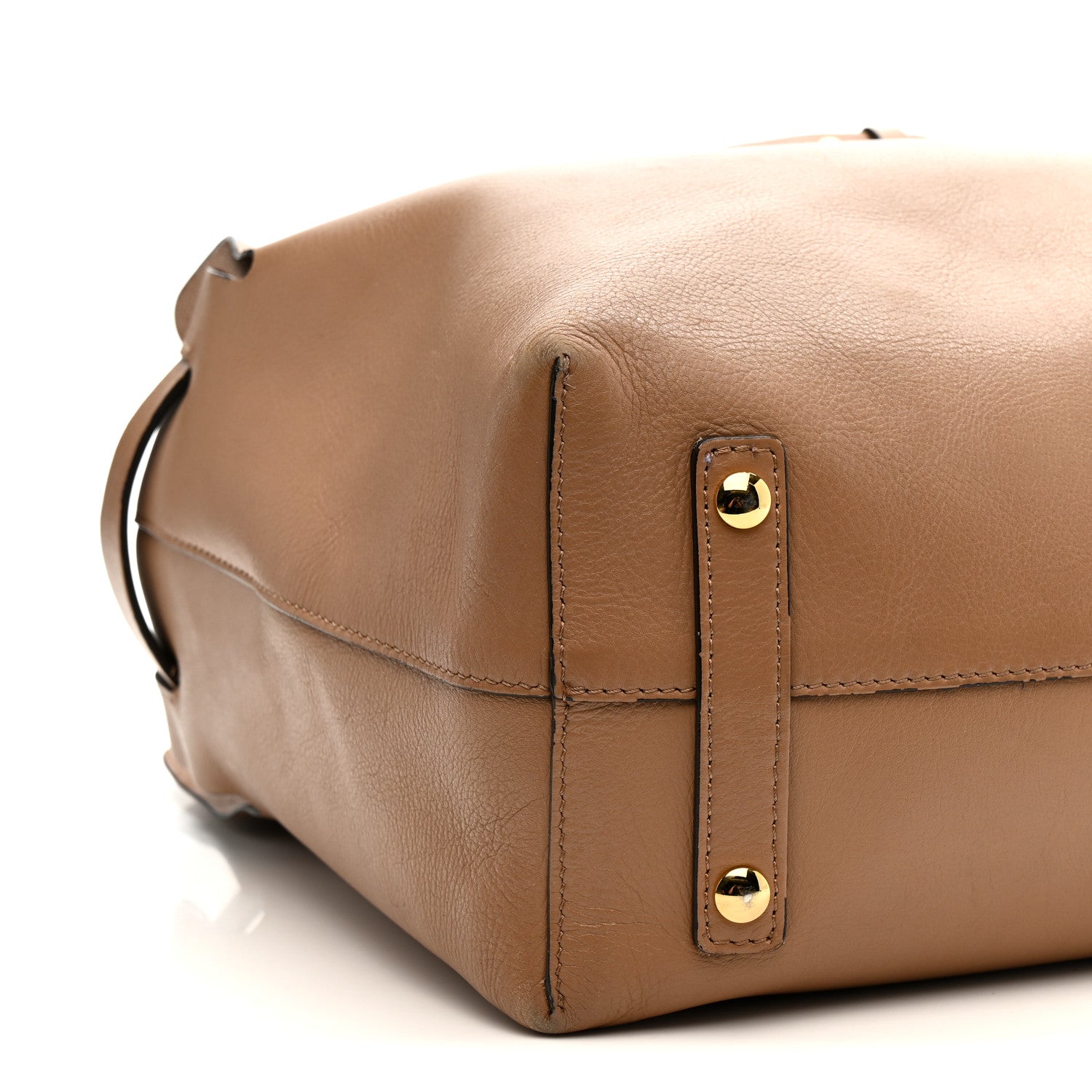 Soft Smooth Calfskin Medium Tote Camel