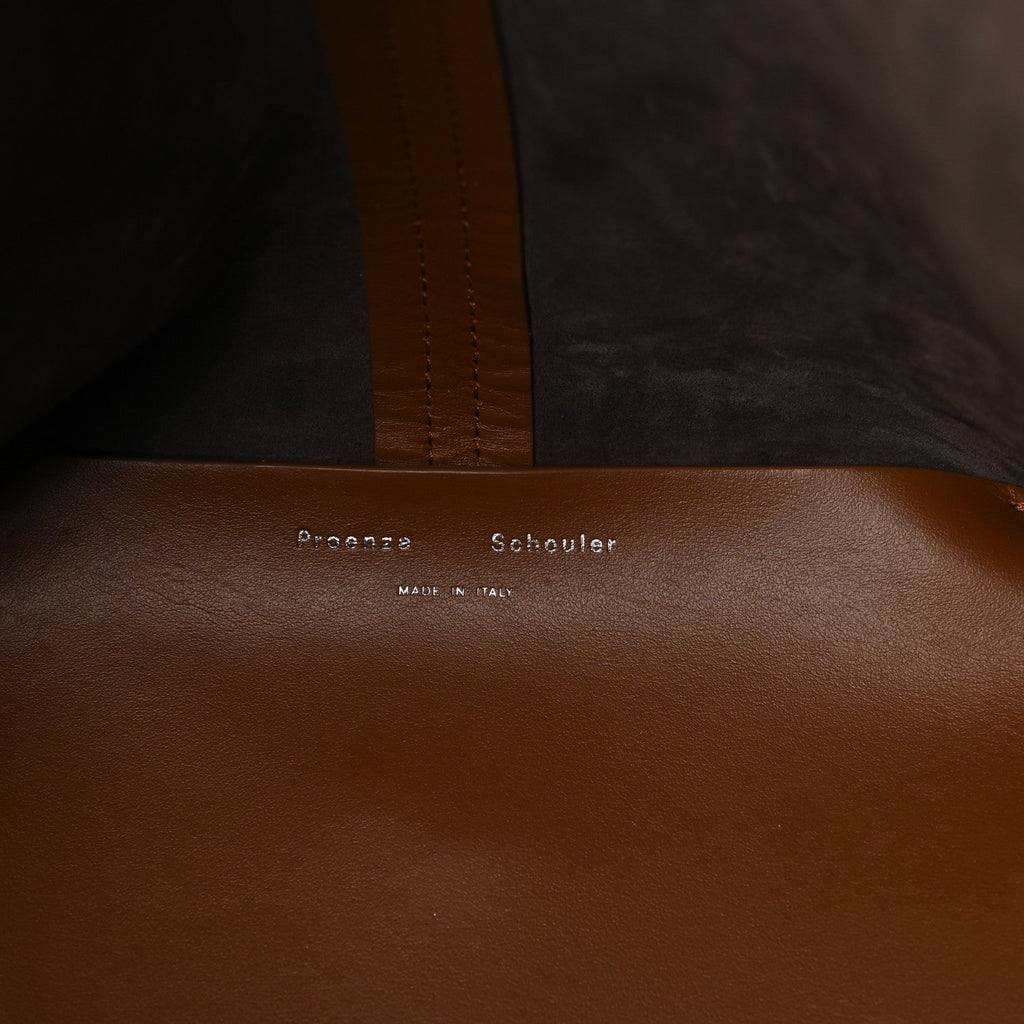 Suede Large Chelsea Tote Saddle