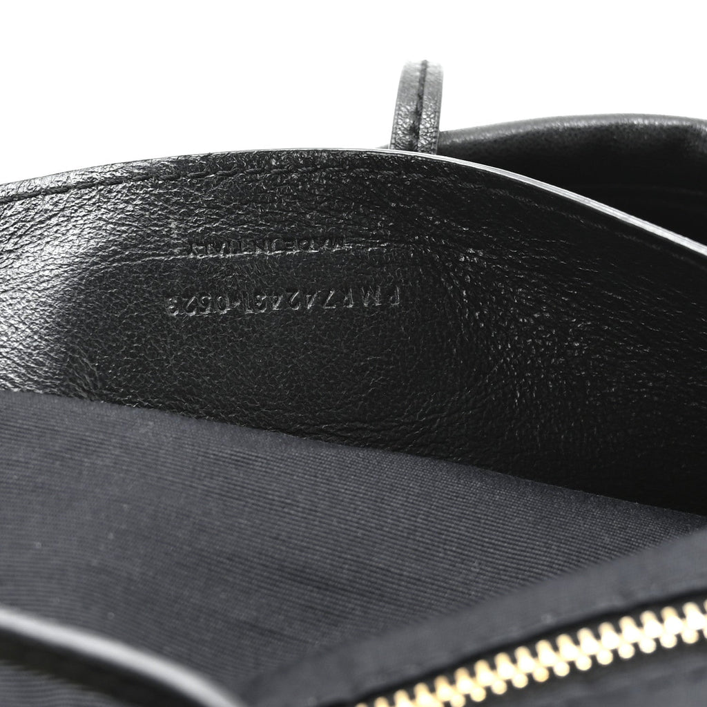 Lambskin Matelasse Monogram Large Jamie 4.3 Black