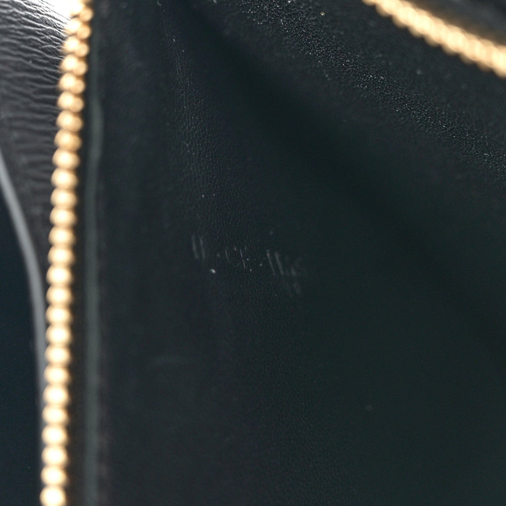 Liege Calfskin Medium Classic Box Flap Bag Black