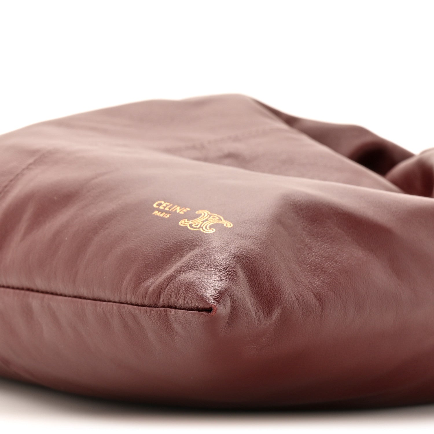 Lambskin Small Crystal Pouch Syrah