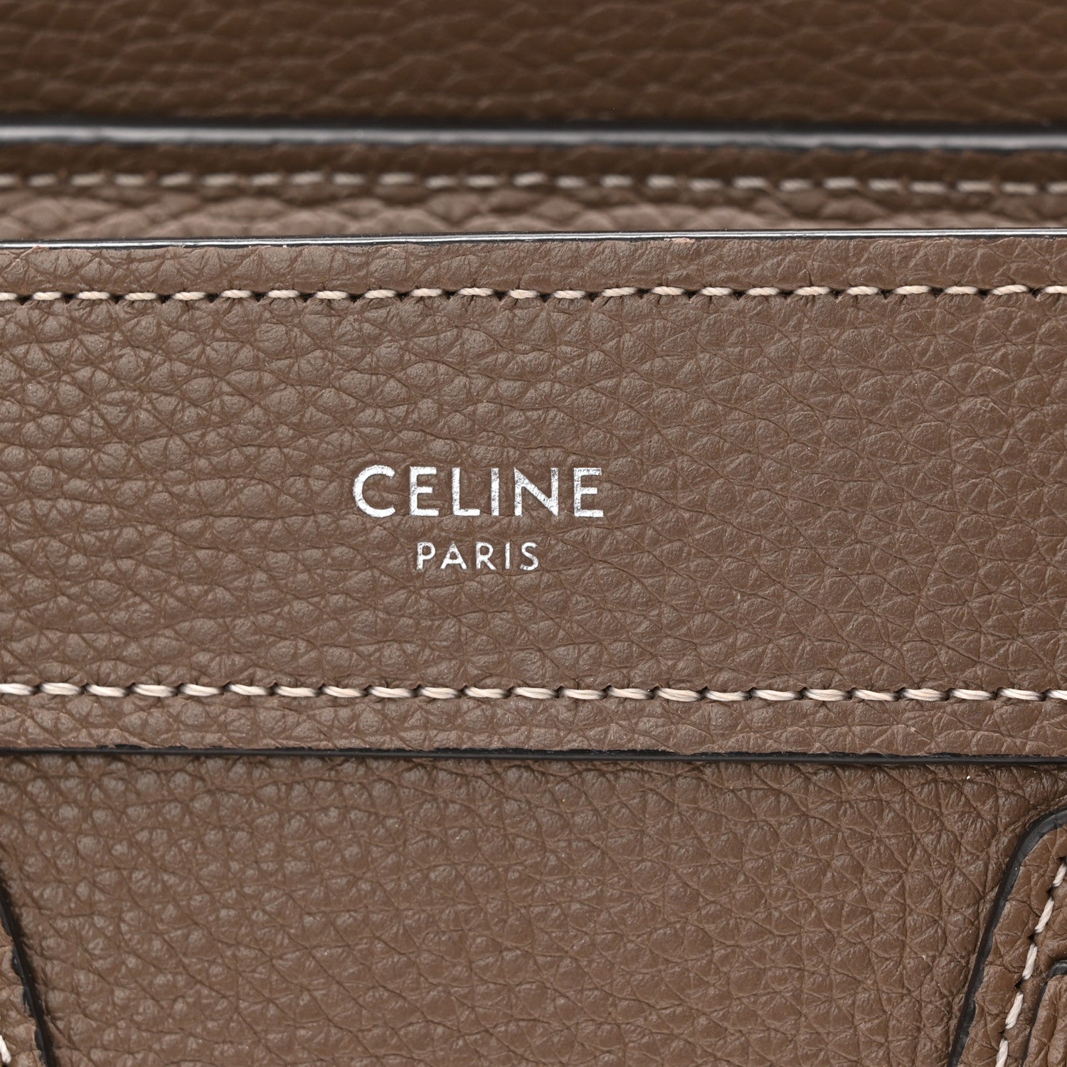 Drummed Calfskin Nano Luggage Souris