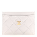 Caviar Quilted  Holder Light Grey
