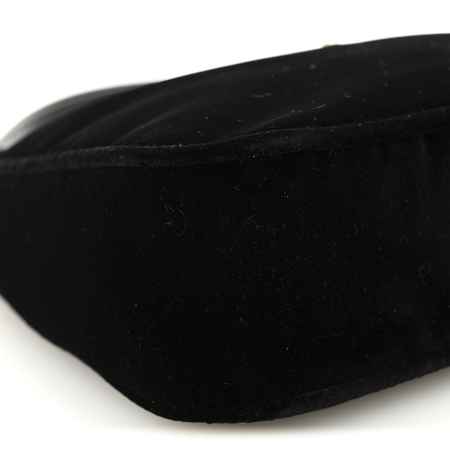 Velvet Nappa Mini Re-Edition Shoulder Bag Black