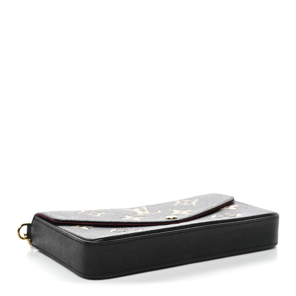 Empreinte Monogram Giant Felicie Pochette Black Beige