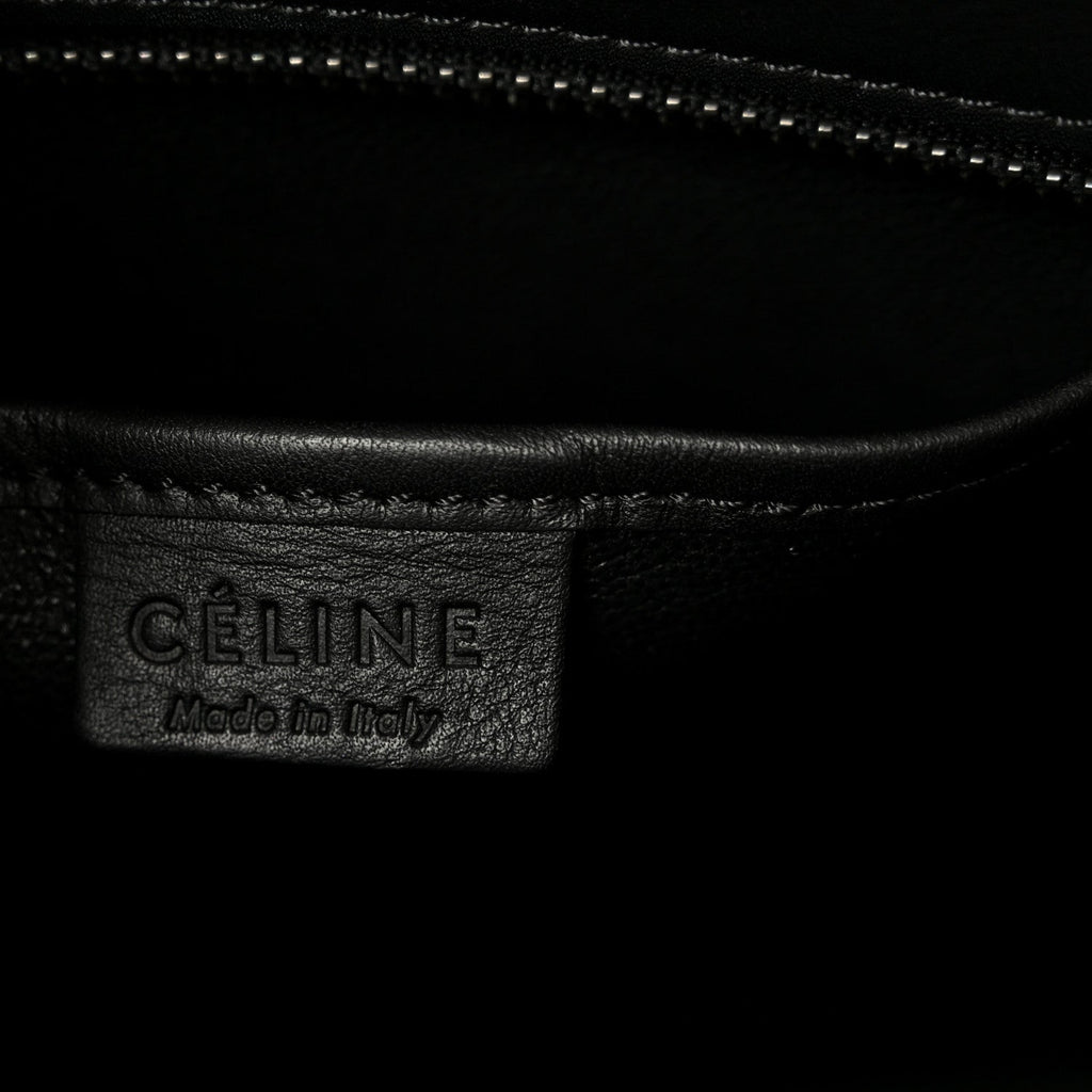 Smooth Calfskin Nano Tri-Color Luggage Turquoise