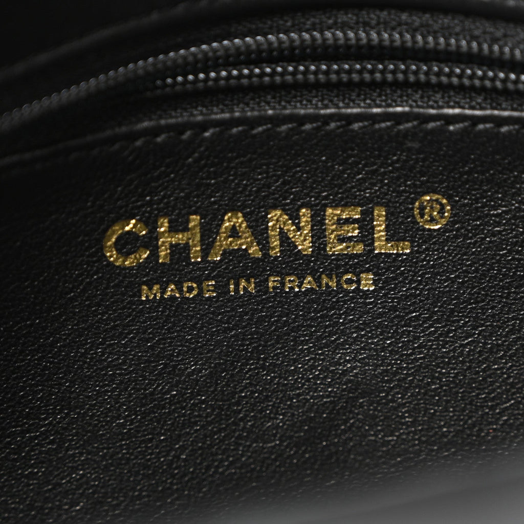 Lambskin Quilted Small CC Chic Flap Black