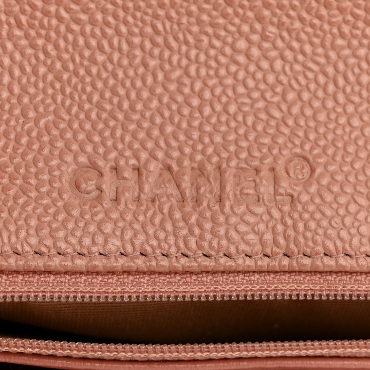 Caviar Quilted XL Jumbo Single Flap Light Pink