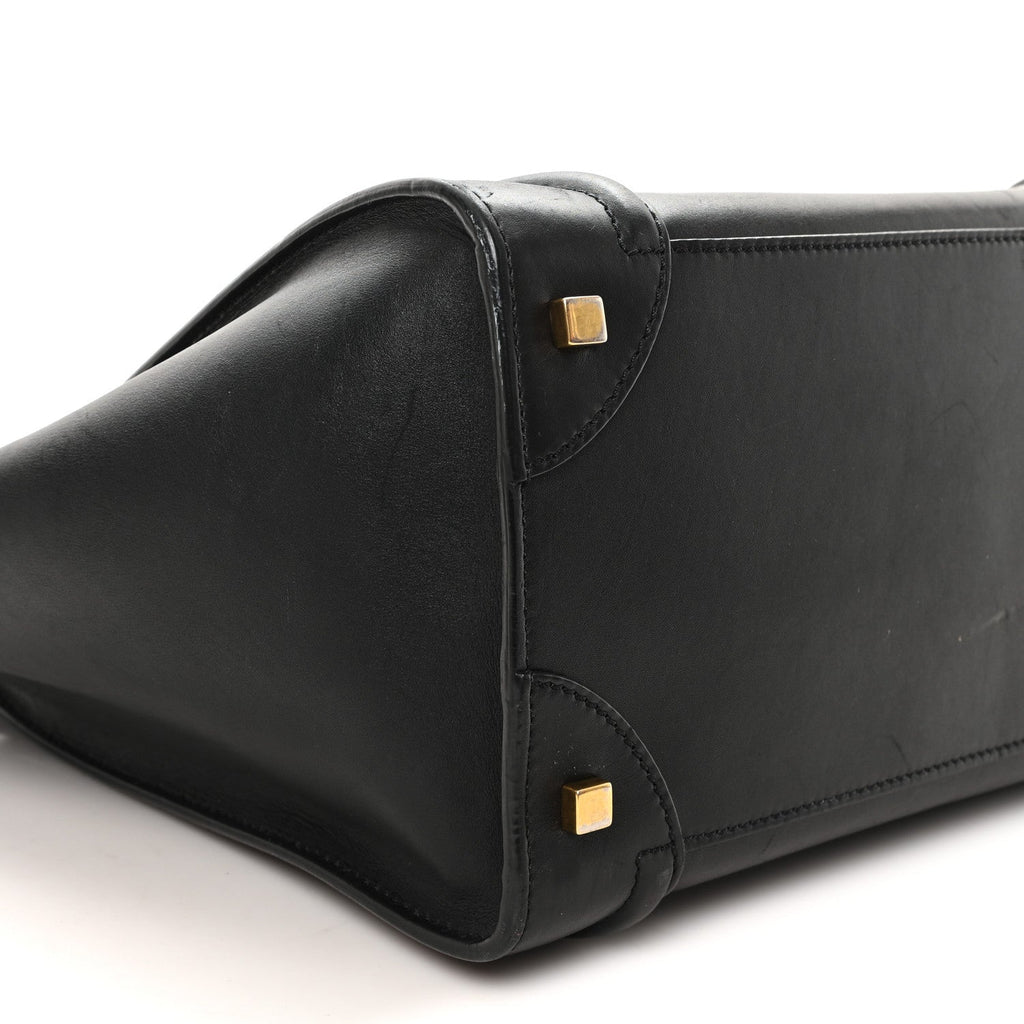 Smooth Calfskin Mini Luggage Black