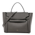 Grained Calfskin Mini Belt Bag Grey