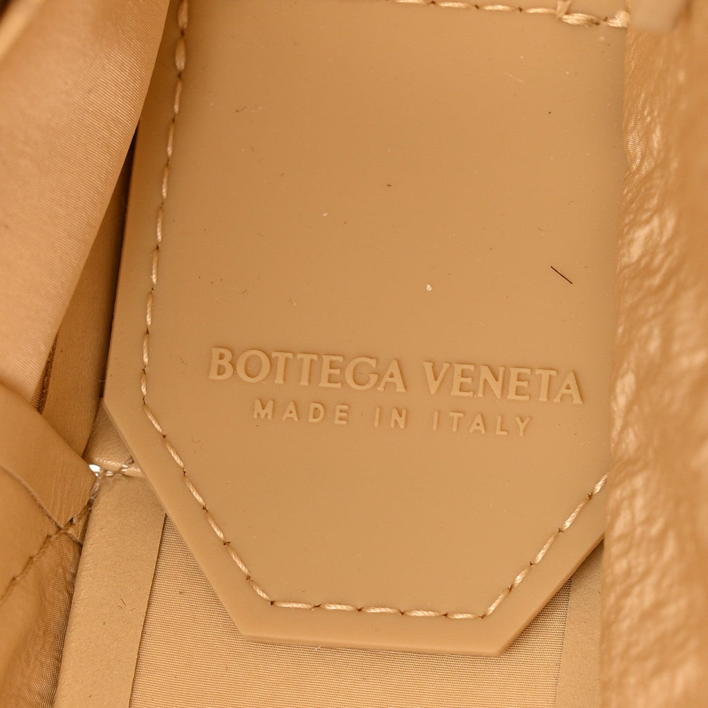 Paper Calfskin Maxi Intrecciato Cassette Crossbody Bag Porridge