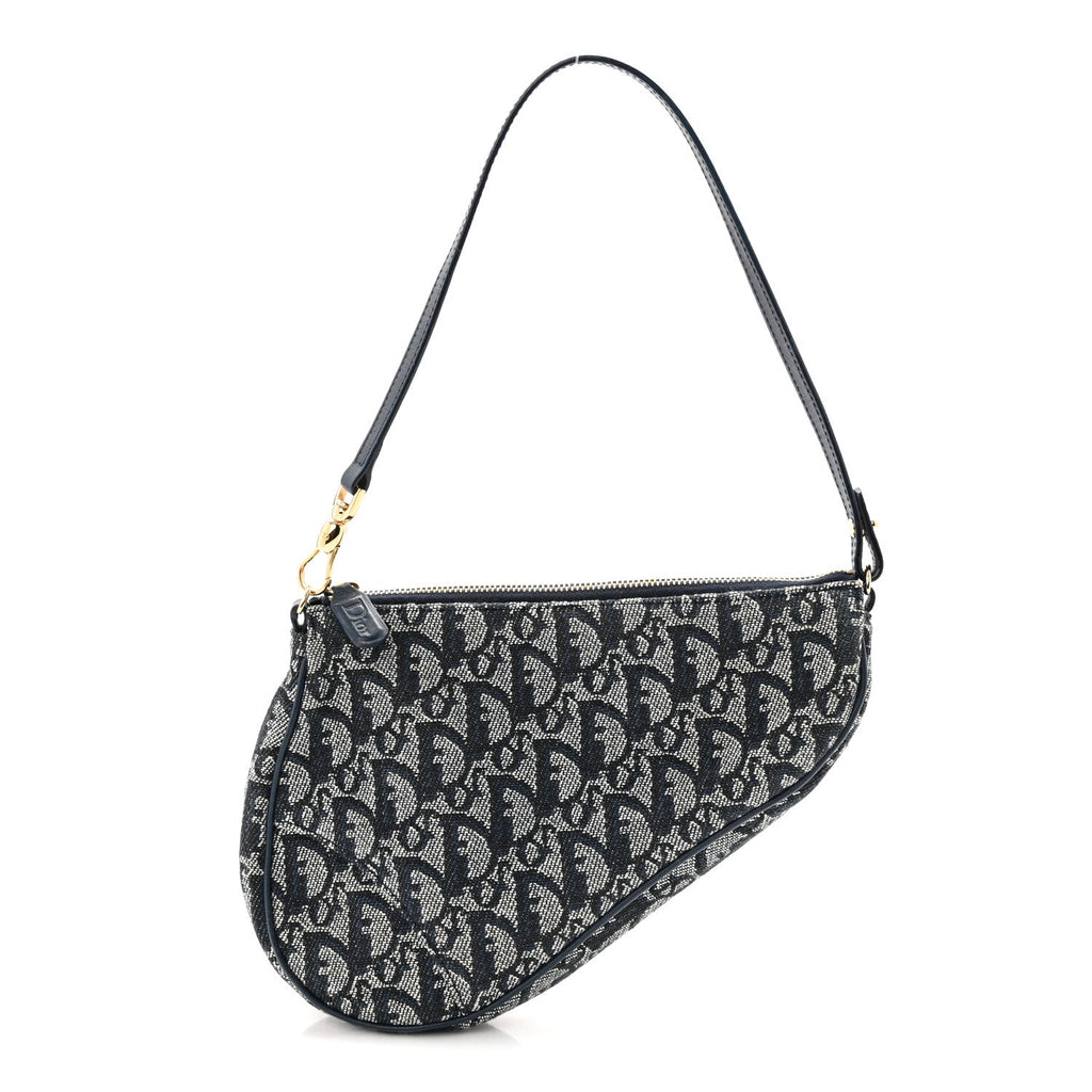 Monogram Mini Saddle Pochette Navy