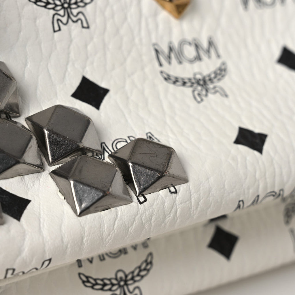 Visetos Studded Medium Stark M Backpack White
