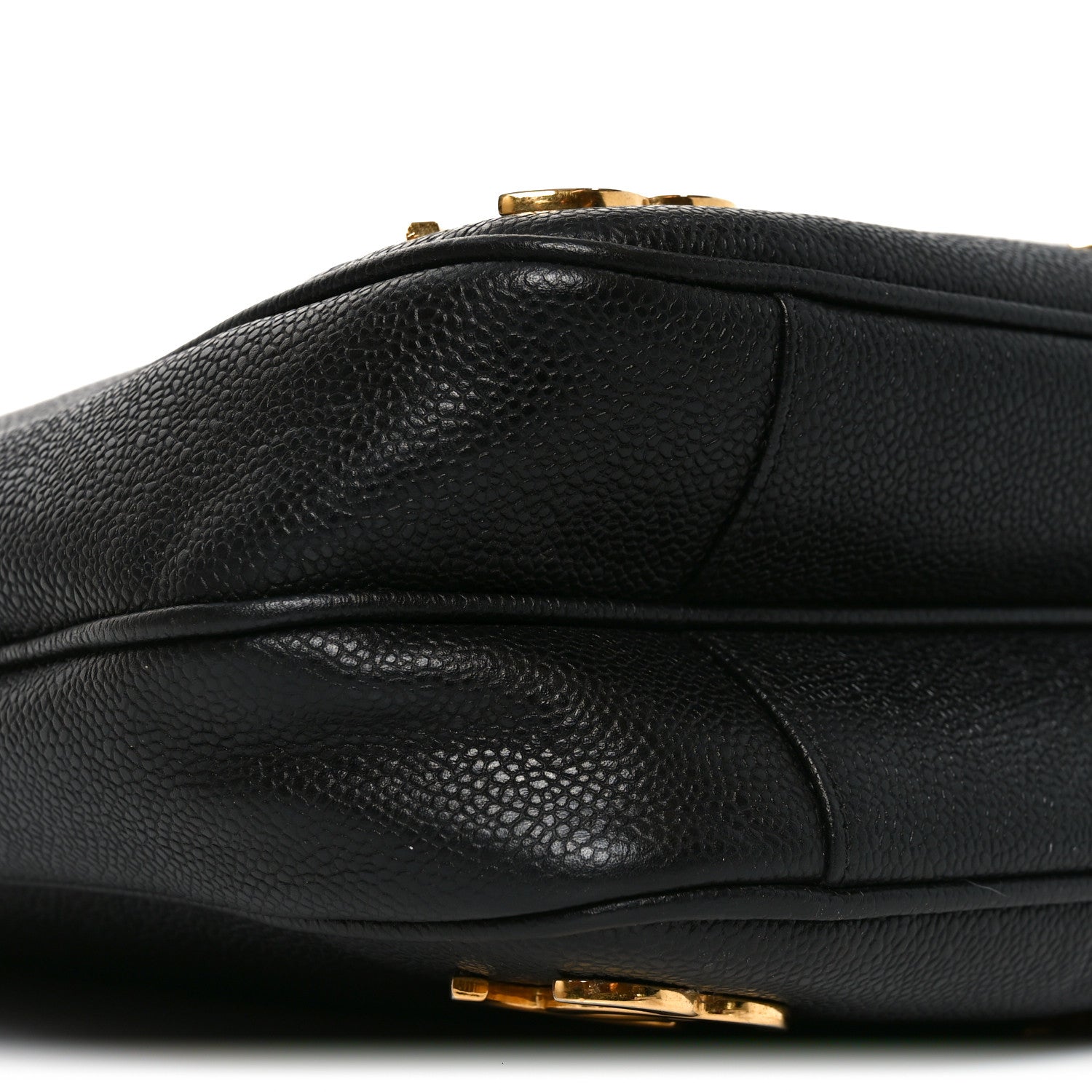 Caviar CC Shoulder Bag Black