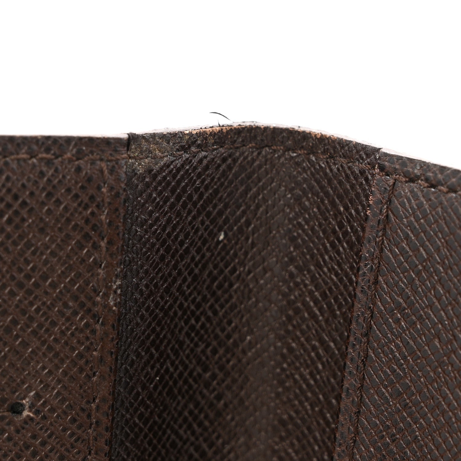 Damier Ebene Checkbook Cover Wallet