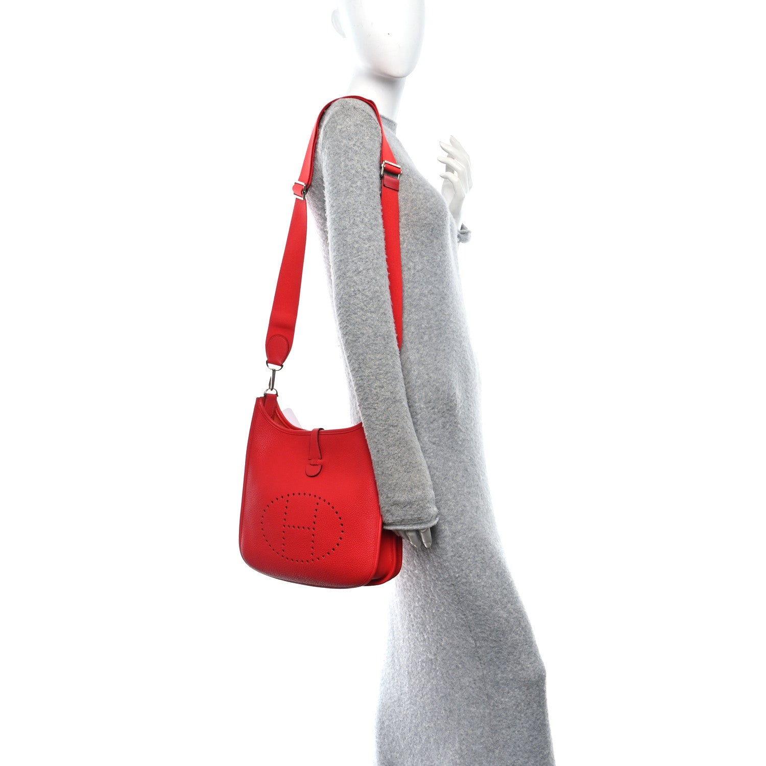 Taurillon Clemence EVELYNE III PM Rouge de Coeur
