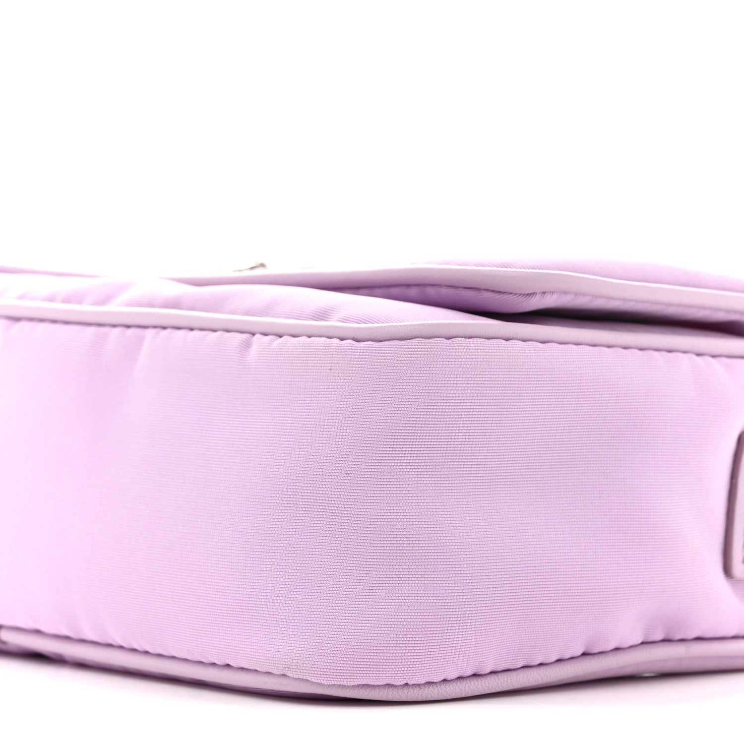 Nylon Skull Camera Crossbody Bag Lilac