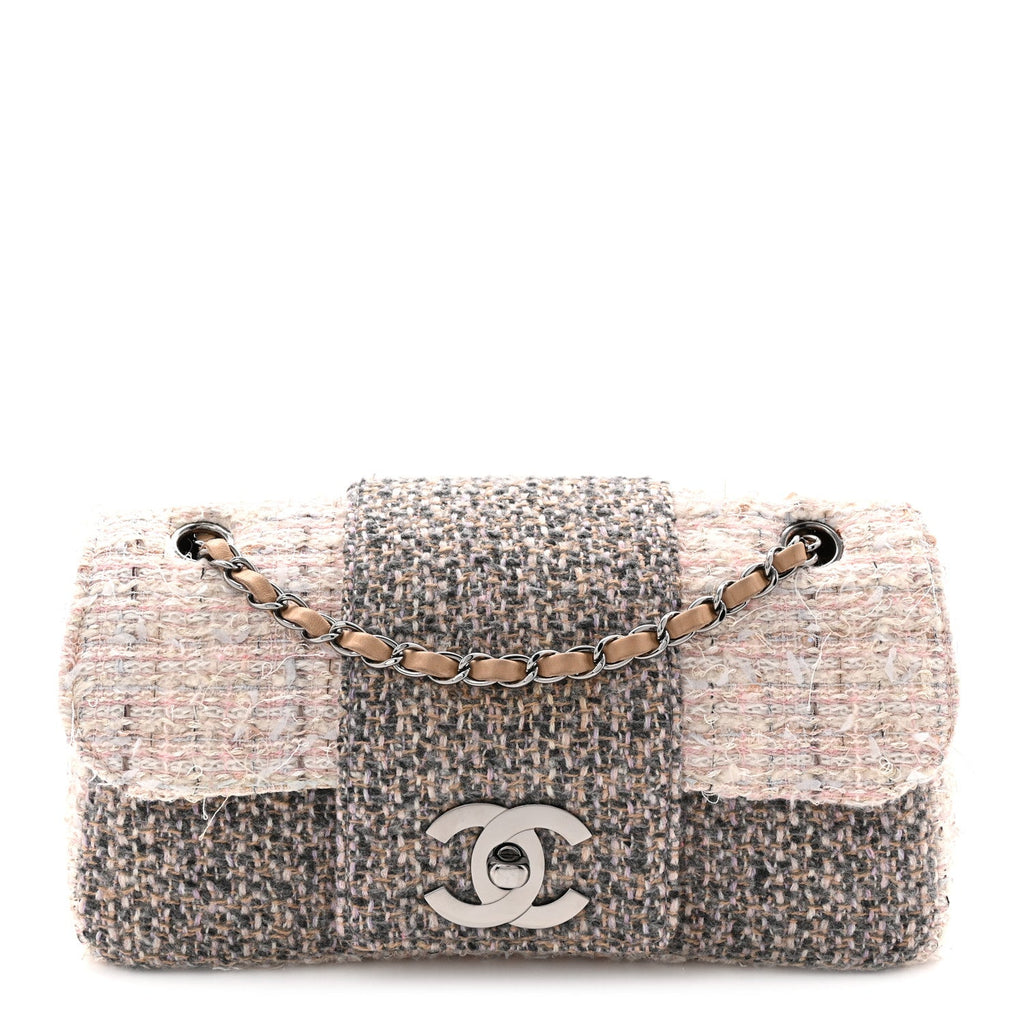Tweed Medium Fantasy Flap Grey