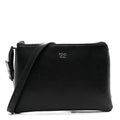 Vitello Mini Crossbody Pouch Black