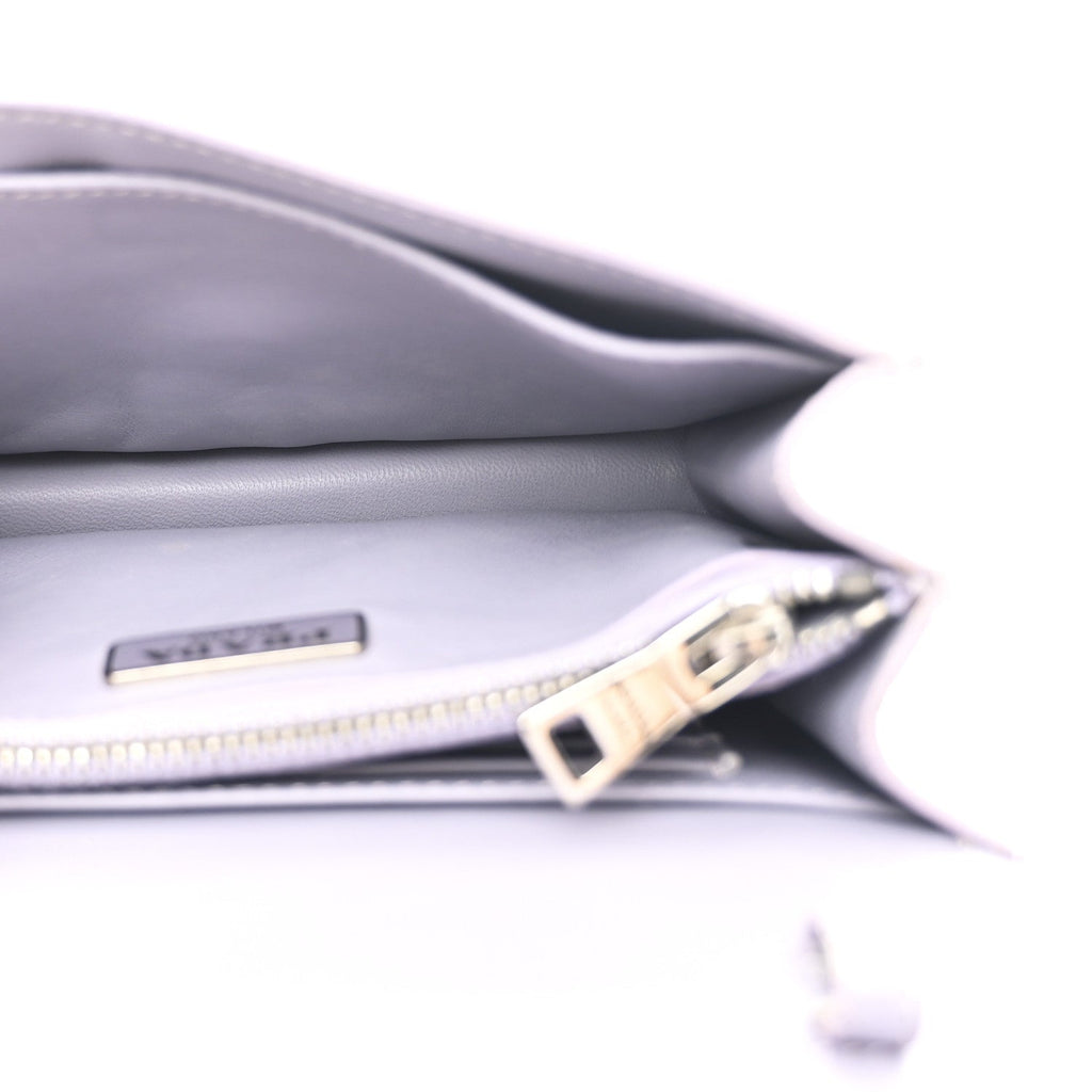 Saffiano Lux Crossbody Bag Glicine