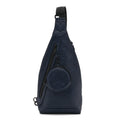 Calfskin Shadow Monogram Duo Slingbag Navy