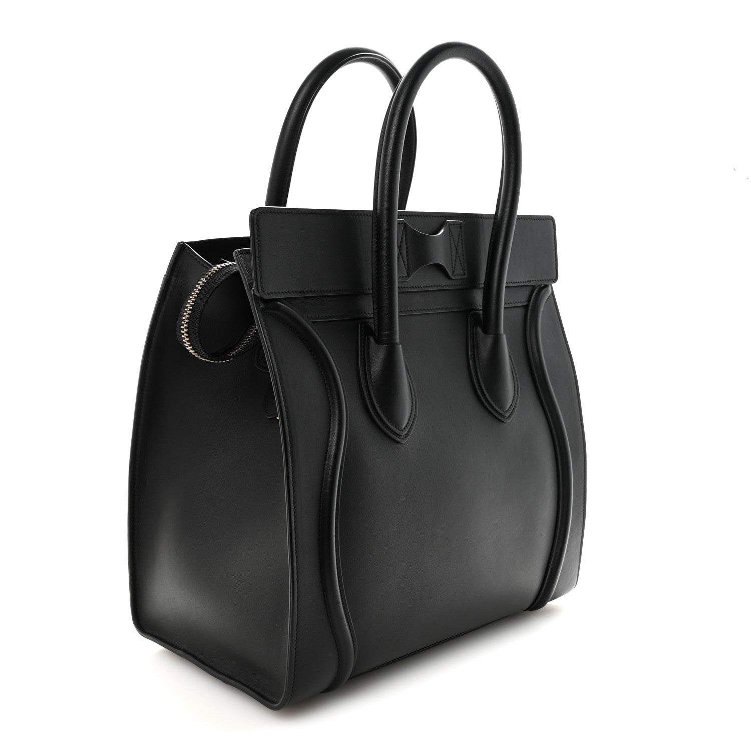 Smooth Calfskin Mini Luggage Black