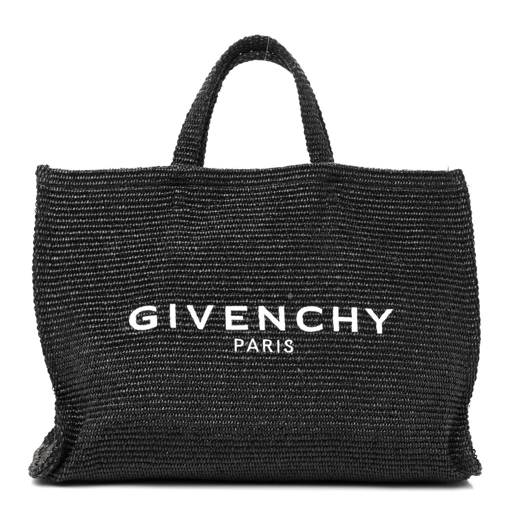 Raffia Medium G Tote Black