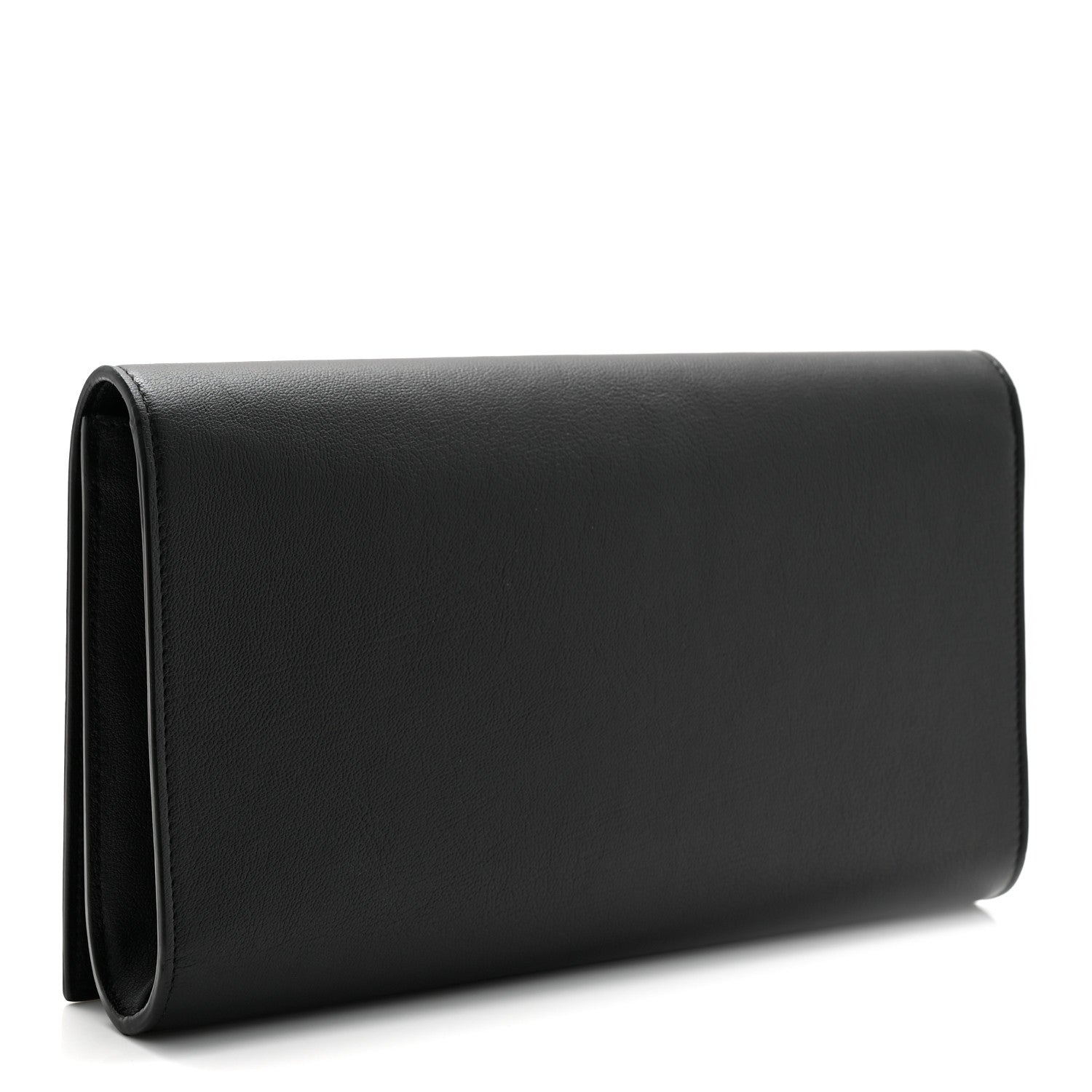 Calfskin Monogram Large Belle De Jour Clutch Black