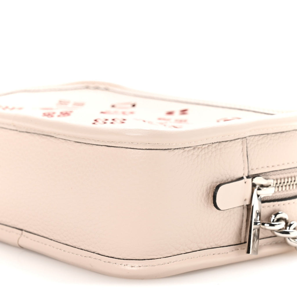 Calfskin Mini Radioloubi Pink
