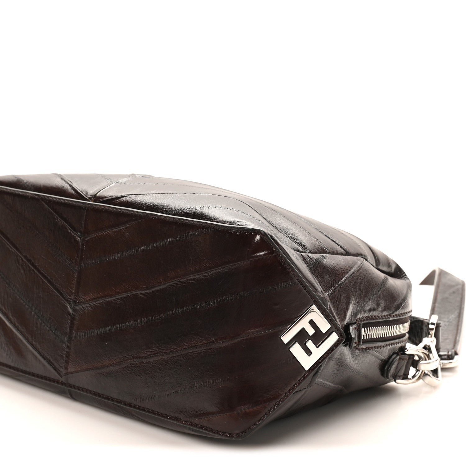 Eel Lui Medium Shoulder Bag Burgundy