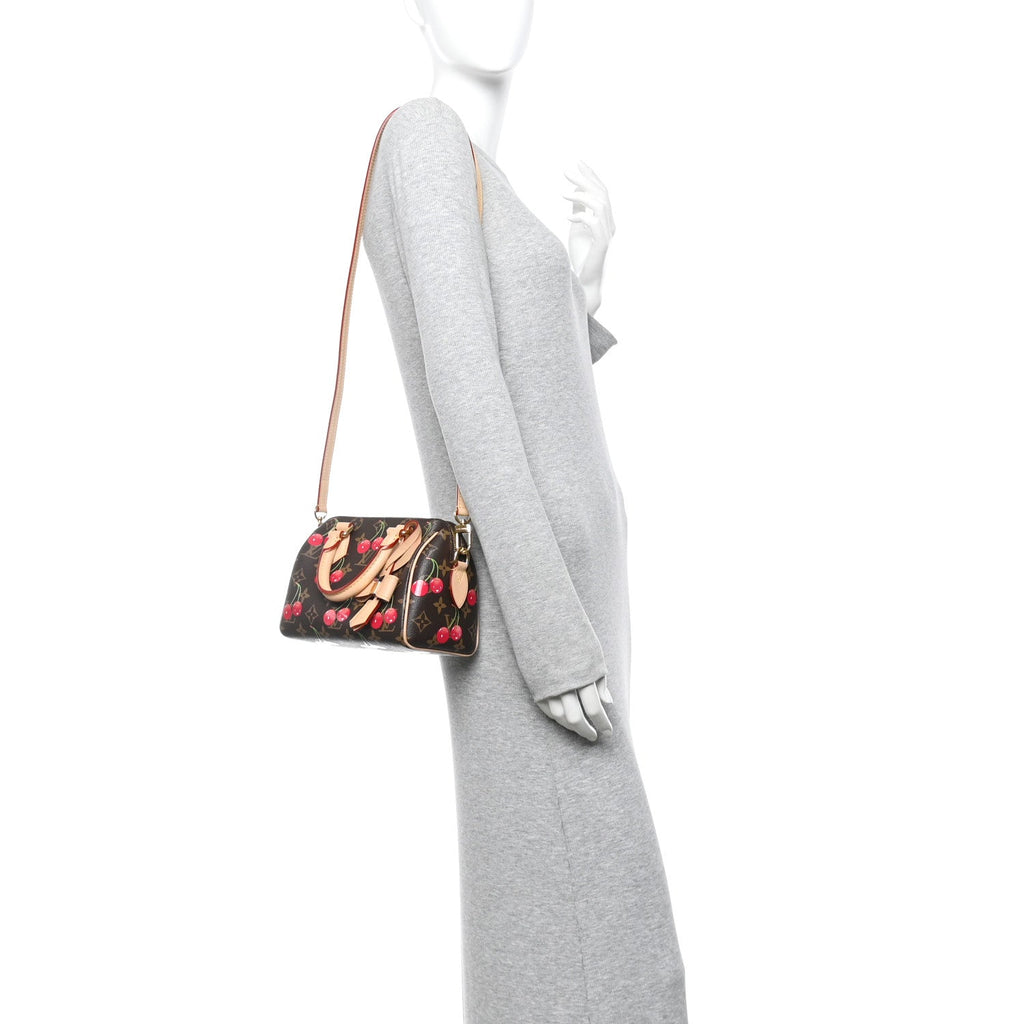 LV X TM Monogram Cerises Speedy Bandouliere 20