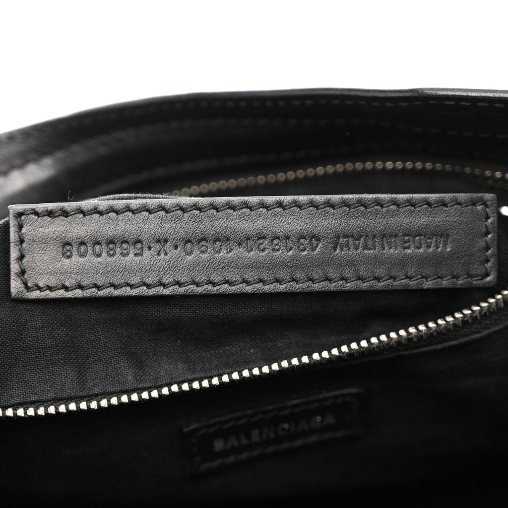 Canvas Satin Calfskin Diagonal Allover Logo Print Classic Silver Hardware S City Black White