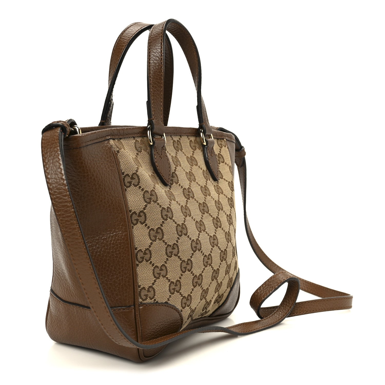 Monogram Small Bree Tote Beige Tabacco