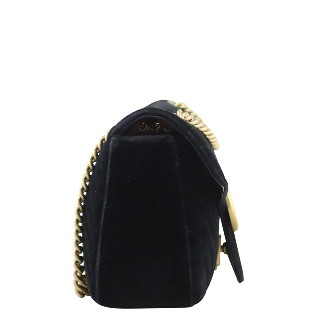 Gucci GG Marmont Velvet Small Shoulder Bag