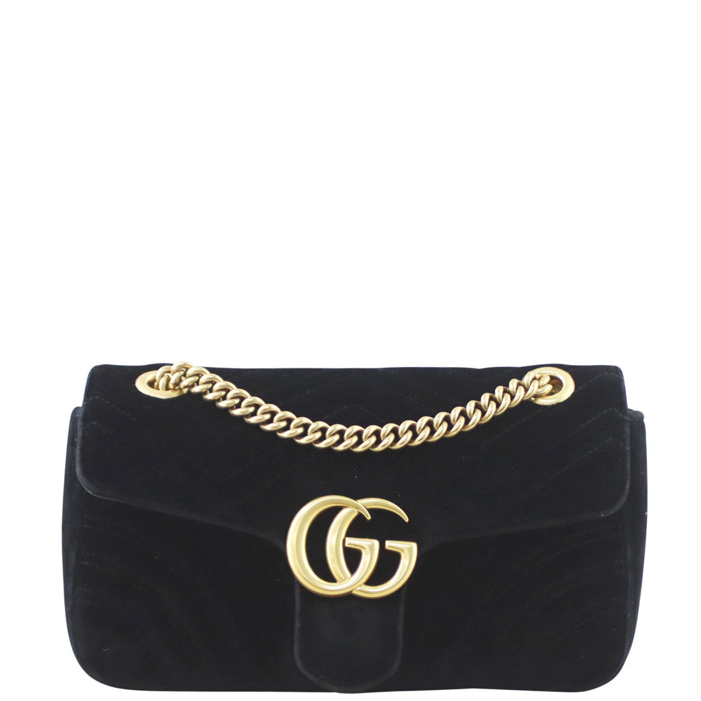 Gucci GG Marmont Velvet Small Shoulder Bag