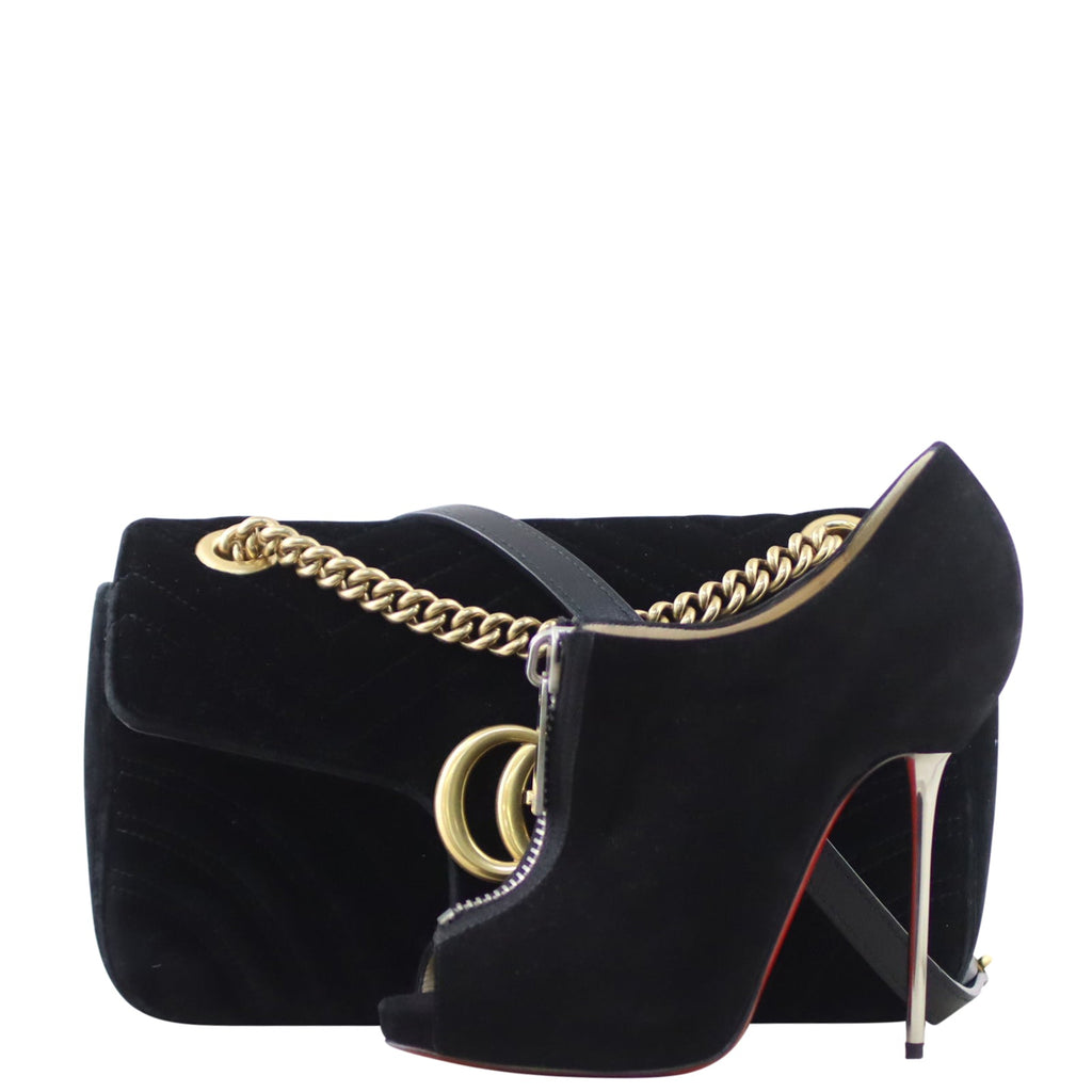 Gucci GG Marmont Velvet Small Shoulder Bag