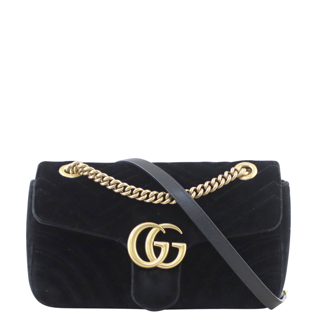 Gucci GG Marmont Velvet Small Shoulder Bag