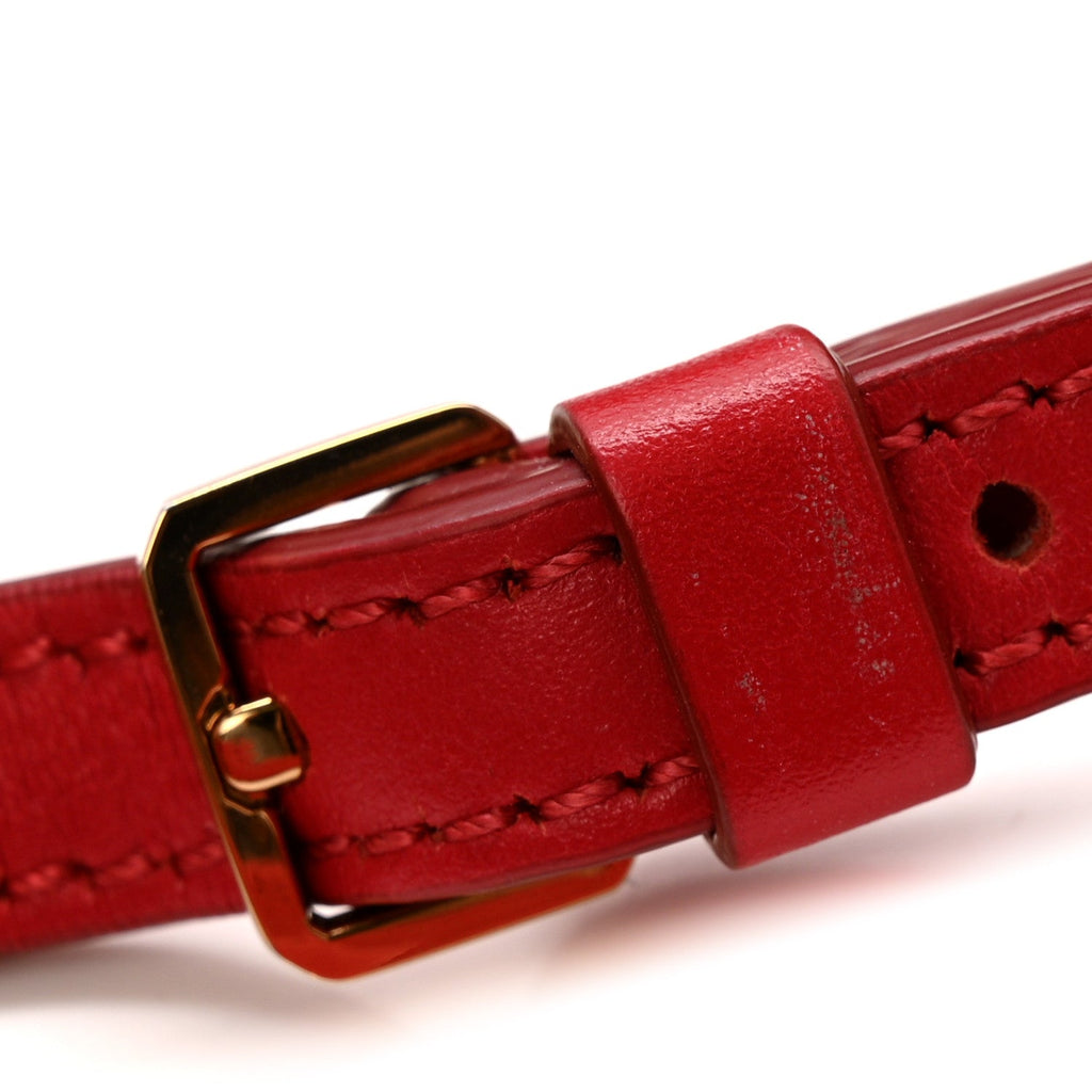 Calfskin Quilted Small Patricia Belt Bag Ruby Red