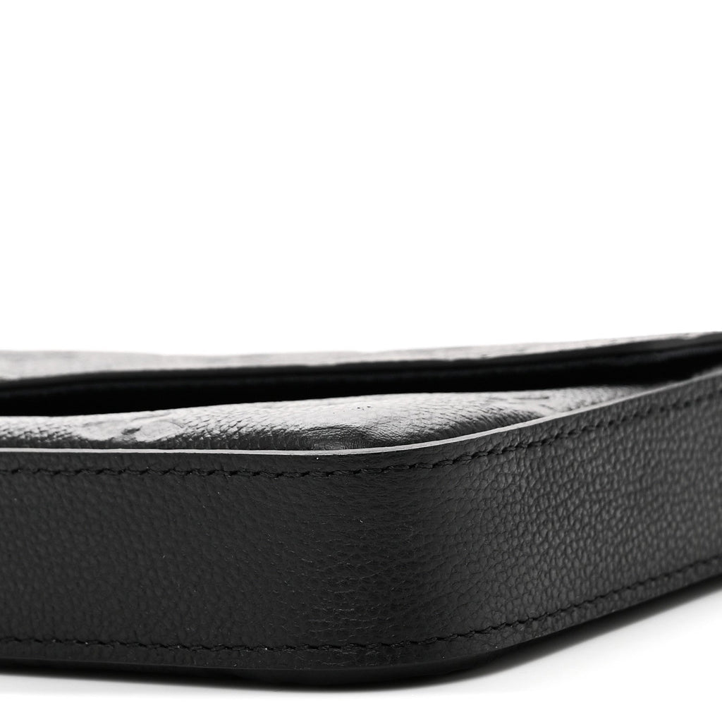 Empreinte Pochette Felicie Chain Wallet Black
